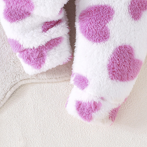 Conjunto de Dos Piezas para Niñas, Colección Otoño, Sudadera con Capucha de Felpa Cálida y Pantalones Deportivos Gruesos para Actividades al Aire Libre - Product Image 6