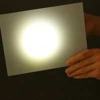 Feuilles de diffuseur de lumière en polycarbonate PC flexible en plastique givré LED opale de 1 mm 1,5 mm, panneau de film diffuseur de lumière LED