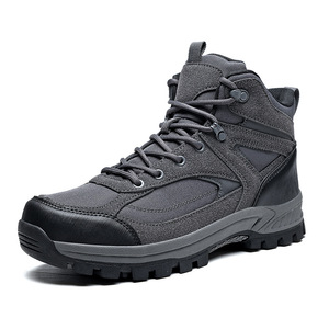 Zapatillas de Montaña de Media Caña en Gamuza Marrón con Puntera Reforzada y Cordones, Ideales para Senderismo y Fin de Semana en Zonas Rurales - Product Image 4