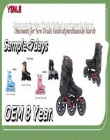 Patins à roulettes en ligne à <span class=keywords><strong>3</strong></span> <span class=keywords><strong>roues</strong></span> personnalisés de 110 mm, urbains, unisexes, à semelle rigide, freestyle, slalom, pour adultes, hommes et femmes - Product Image 4