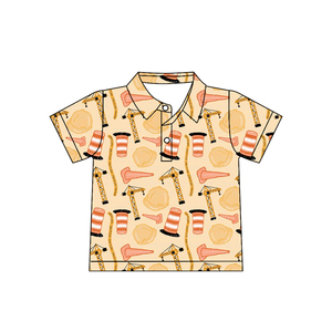 Camiseta Polo de Manga Corta con Estampado de Camión Personalizada para Niños, Nuevos Diseños, Ropa para Hermanos - Product Image 5