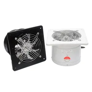 4 "6" 7 "8" 110 ~ 240V Ac Muurbevestiging Rookafzuigkap Axiale Uitlaat Ventilator Ventilatie Voor Keuken 12 "14" 16 "Industriële Vermoeiend