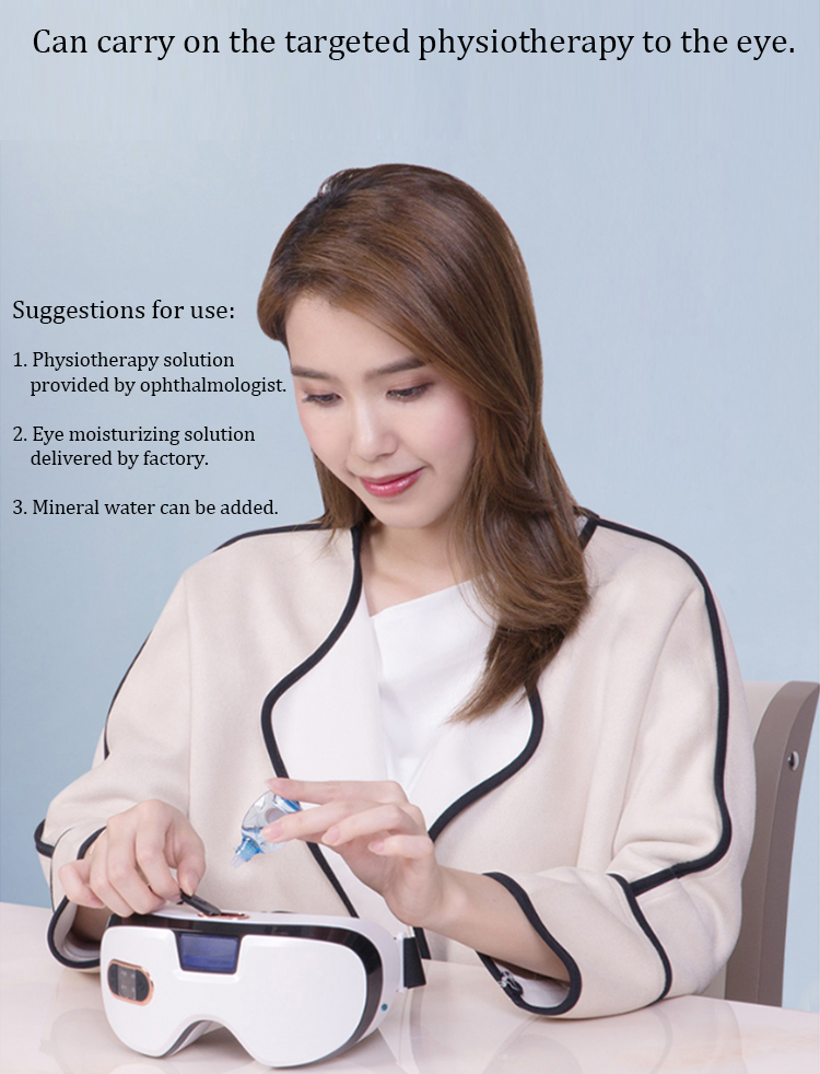 Cawolo new technology portable hydrogen eye massager with heat compression