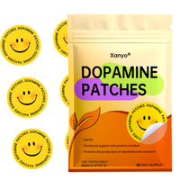 Lot de 30 patchs transdermiques de dopamine en gros, marque privée, pour le soutien quotidien de la motivation et de la concentration, suppléments de dopamine pour femmes