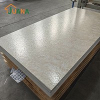 Pasokan Langsung Pabrik Lembaran Marmer Bertekstur Panel Marmer 3D Embossed Panel Dekoratif PVC Tahan Air untuk Hotel Villa