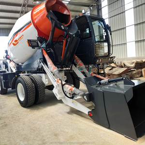 Camión hormigonera de carga automática, hormigonera móvil de autoalimentación a la venta - Product Image 1