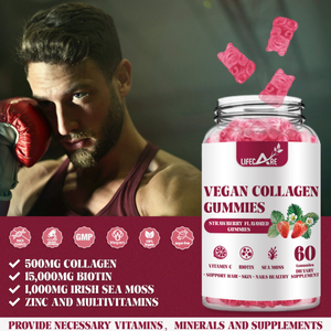 OEM Private Label Kollagen-Gummibärchen Nahrungsergänzungsmittel Hautfreundliche Kollagen-Bonbons für Alle Sicher für Schwangere - Product Image 5