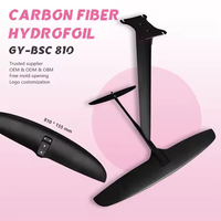 Vente chaude BSC810 Hydroptère Carbone Hydroptère Grande Aile Avant Feuille Cerf-Volant Surf Aile Feuille Planche De Surf Feuille Sports Nautiques Hydroptère
