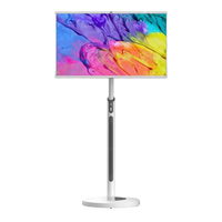 TV LED de 32 Pulgadas con Pantalla Táctil y Sistema Operativo Android 15, Diseño Móvil para Interiores/Exteriores, Ideal para Centros Comerciales, con Animación de Texto