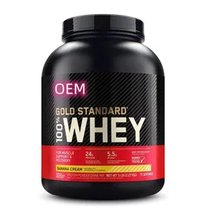 Private Label OEM Wholesale 2lb Gold Standard Whey Protein Supplement Isolate Whey Protein Powder