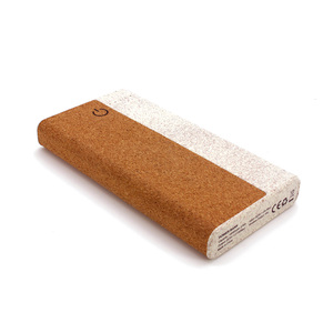 Cargador Portátil Ecológico de Paja de Trigo, Banco de Energía Inalámbrico de Corcho de 10000mAh con Logotipo Personalizado - Product Image 2