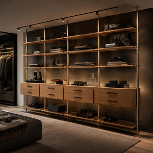 Estantería Modular <span class=keywords><strong>de</strong></span> Aluminio y Madera con Cajones para Oficina o <span class=keywords><strong>Biblioteca</strong></span> - Product Image 2