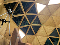 Tente dôme en alliage d'aluminium à double paroi de 4,16 mètres de diamètre, tente igloo chauffée de luxe, maison préfabriquée