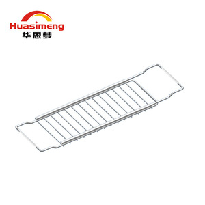 304 Stainless Steel Draining Rack L Size Rectangle Shape Kitchen Storage For Dishes Fruits Vegetables - Product Image 4