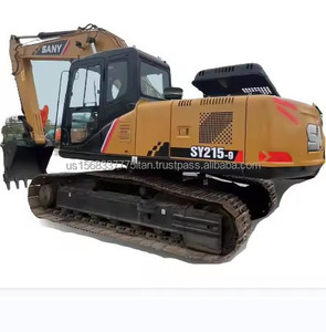 Mini excavatrice Sany 215 d'occasion en bon état Caterpillar modèle 5 tonnes poids de fonctionnement caractéristiques moteur de la pompe moteur noyau PLC - Product Image 1