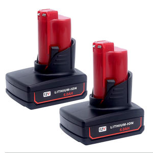 Milmilke M 1 <span class=keywords><strong>2</strong></span> 12Volt ile uyumlu 12V Lithium lityum-iyon pil 48-11-2420 48-11-2450 48-11-2460 48-11-2411 akülü aletler - Product Image 1