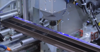 Máquina de Corte, Fresado y Perforación CNC Inteligente para PVC UPVC con Motor PLC