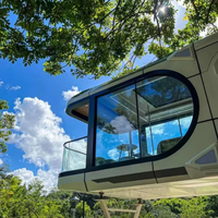 Espace Cabine Capsule Maison Hôtel mobile de luxe Cabine moderne préfabriquée Maison mobile Maison modulaire préfabriquée
