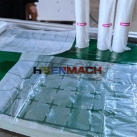 Machine automatique de fabrication de sacs à glaçons en plastique jetables à rouleaux continus