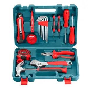 Ronix newest RS-0003 Hand tools set 12 pcs Muti Purpose Combo Kit Hand Tools Household Home Repairing Diy Tool Kits