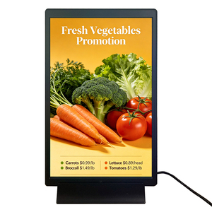 เครื่องเล่นโฆษณาดิจิทัลแบบตั้งพื้นขนาด 10.1 นิ้ว จอ TFT LCD ESL สีสันสดใส ความสว่างสูง สำหรับซูเปอร์มาร์เก็ตและร้านค้าปลีก - Product Image 1