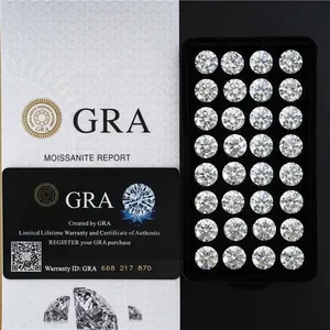 Precio de Fábrica, Diamantes VVS1 que Pasan la Prueba del Diamante, Piedras Preciosas Sueltas de Moissanita - Product Image 5