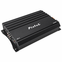 Amplificateur de voiture 4 canaux haute puissance PISTOL KW-45.1 3000W Classe AB avec filtre passe-bas pour basses améliorées et contrôle de niveau à distance