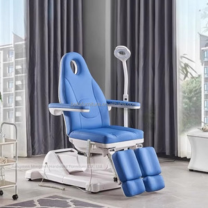 Elevador eléctrico ajustable, Podología médica, tratamiento de sofá, masaje de belleza Facial, cama de belleza de cuerpo completo plegable con Bas - Product Image 3