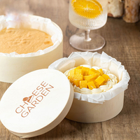 Boîte ronde en bois de haute qualité pour la nourriture de cadeau