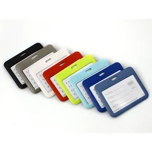 Pabrik Kustom Logo Colorful PP Plastik ID Card Holder