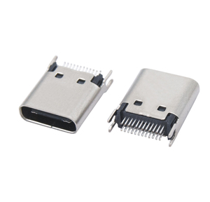 מחבר USB 24P עם תושבת, שקע אנכי 1.5 מטר, חומר LCP, מדורג 5A, מוצר מאושר ISO9001/ROHS/CE/FCC - Product Image 1