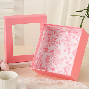 Meistverkaufte Maßgefertigte Recycelbare Karton-Geschenkverpackungen Geschenkbox mit Band für Valentinstag Luxus-Geschenkbox - Product Image 3