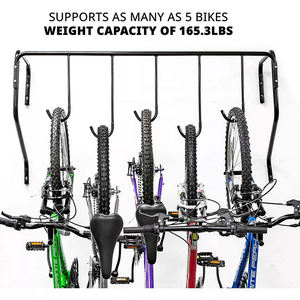 Supports muraux en acier pour 3 vélos - Product Image 6