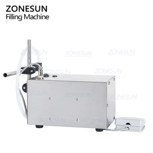 ZONESUN semi-automatique petite bouteille boissons remplisseur d'eau huile comestible jus de fruits vin soja lait boisson Machine de remplissage - Product Image 6