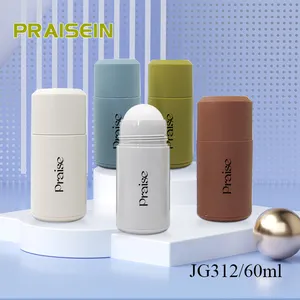 Rỗng Vòng PP chai tinh dầu với cuộn nhựa trên 60ml khử mùi Lăn chai