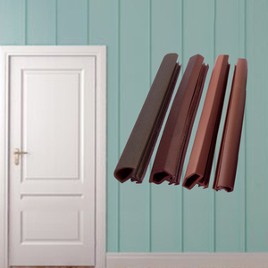 Guarnizioni per Porte e Finestre in Legno con Scanalatura Personalizzabili, Strisce in TPE/Silicone con Gamba Fissa, Insonorizzanti e Antipolvere - Product Image 4