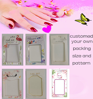 Stiker Kuku 3D/5D DIY Motif Kupu-kupu Berlapis Emas dengan Tepi Berlapis Emas, Sampel Gratis, Dekorasi Kuku Tempel, Stiker Manikur