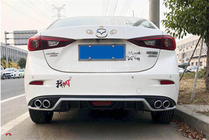 For <strong>MAZDA</strong> <strong>3</strong> <strong>Diffuser</strong> 2016-2019 ALEXA Body Kit Style B Car Rear Bumper Spoiler Lip Auto Car Rear Bumper <strong>Diffuser</strong> for - Product Image 6