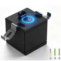 Chargeur mural pour manette avec lumière RGB pour console Steam, station de charge pour manette Steam2 avec support pour joystick