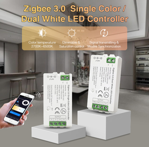 ตัวควบคุมไฟ LED สองสีแบบไร้สาย 2.4G WW/CW Zigbee - Product Image 2