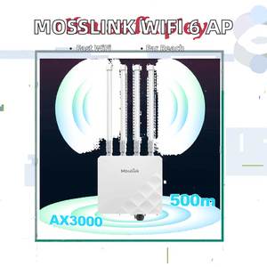 Mosslink อุปกรณ์กระจายสัญญาณ <span class=keywords><strong>WiFi</strong></span> <span class=keywords><strong>6</strong></span> 11AX 3000Mbps รุ่นใหม่ล่าสุด สำหรับภายนอกอาคาร ระยะ 500 เมตร พร้อมไฟร์วอลล์ กันน้ำมาตรฐาน IP67 ฮอตสปอตแบบรีพีทเตอร์ - Product Image 2