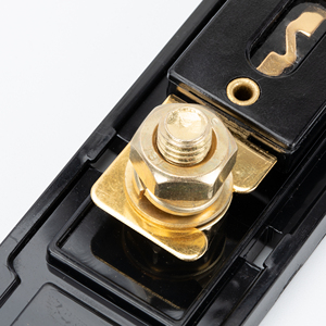 Daiertek ANL-20 ANL Sicherungs halter ohne Sicherungen 0/2/4 Gauge Inline ANL Midi Sicherungs halter Block Vergoldet für Car Audio Video - Product Image 6