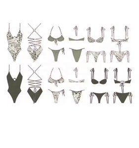 MLY Neu 2025 Fabrik-Direktvertrieb Maßgeschneiderter Bikini mit Blumendruck Günstiger Preis Hochwertiges Bikini-Set - Product Image 5