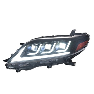 Para 11-18, Conjunto de Faros Delanteros de 12V con Luz Diurna LED Dinámica Modificada y Señal de Giro Secuencial, Lente LED Dinámica Modificada - Product Image 2