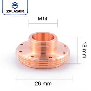 ZPLASER-Boquillas de corte de fibra láser para cabezal de corte láser <span class=keywords><strong>DNE</strong></span>, modelo D26 M14 H18, modelo ZPLASER - Product Image 2
