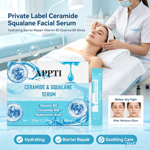 Sérum Visage Hydratant Réparateur à la Céramide et au Squalane, Vitamine B5, Essence en Sachet d'<span class=keywords><strong>Acide</strong></span> <span class=keywords><strong>Hyaluronique</strong></span>, 80 Bâtonnets, Marque Blanche OEM - Product Image 1