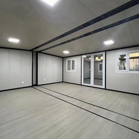 Maison modulaire portable en conteneur de 40 pieds pour l'Australie, appartement préfabriqué, maison extensible en conteneur