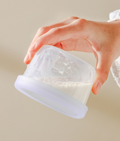 Boîte de rangement alimentaire en silicone platine de qualité alimentaire 100ML 200ML, très transparente, étanche et incassable pour enfants et adultes