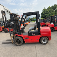 Forklift Diesel Bekas Dua Tiang 3.5T, Angkat 4000mm, Mesin Pembakaran Internal, Counterbalance, Ban Solid, FWD, 4900kg, Model A35T