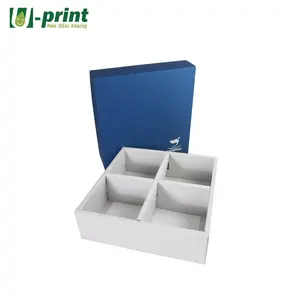 Versatile cardboard ornament storage box with dividers Items